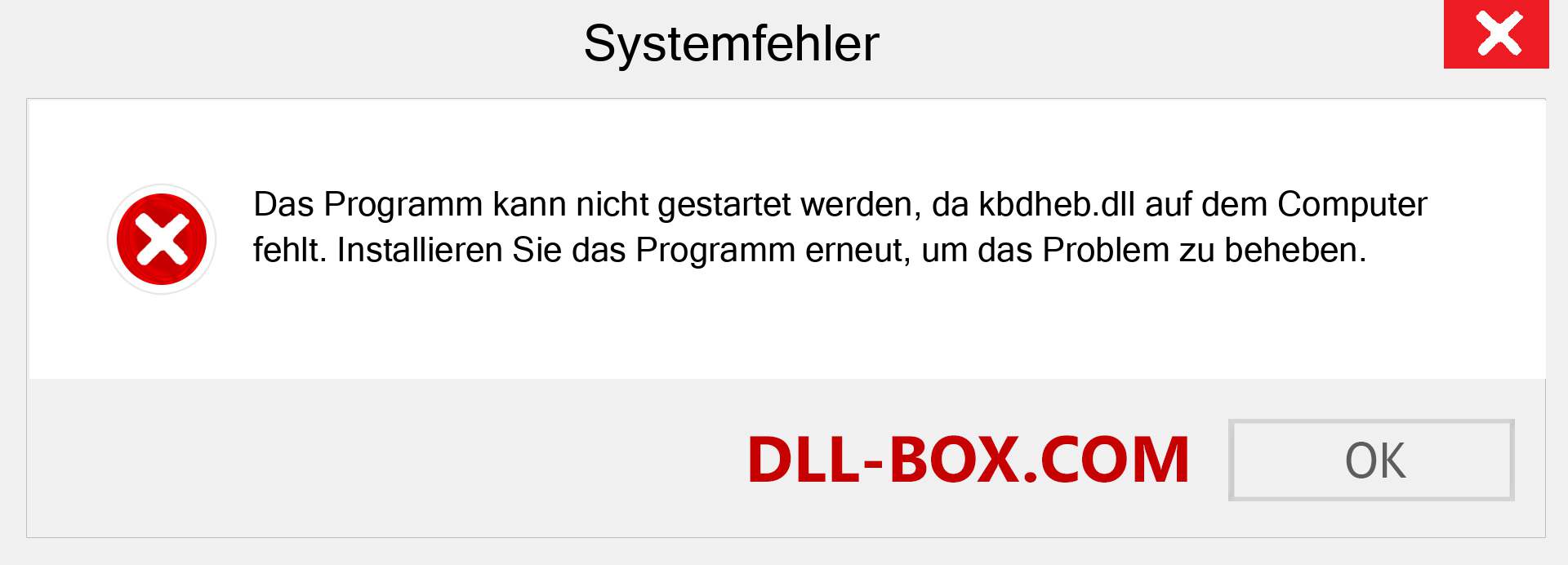 kbdheb.dll-Datei fehlt?. Download für Windows 7, 8, 10 - Fix kbdheb dll Missing Error unter Windows, Fotos, Bildern